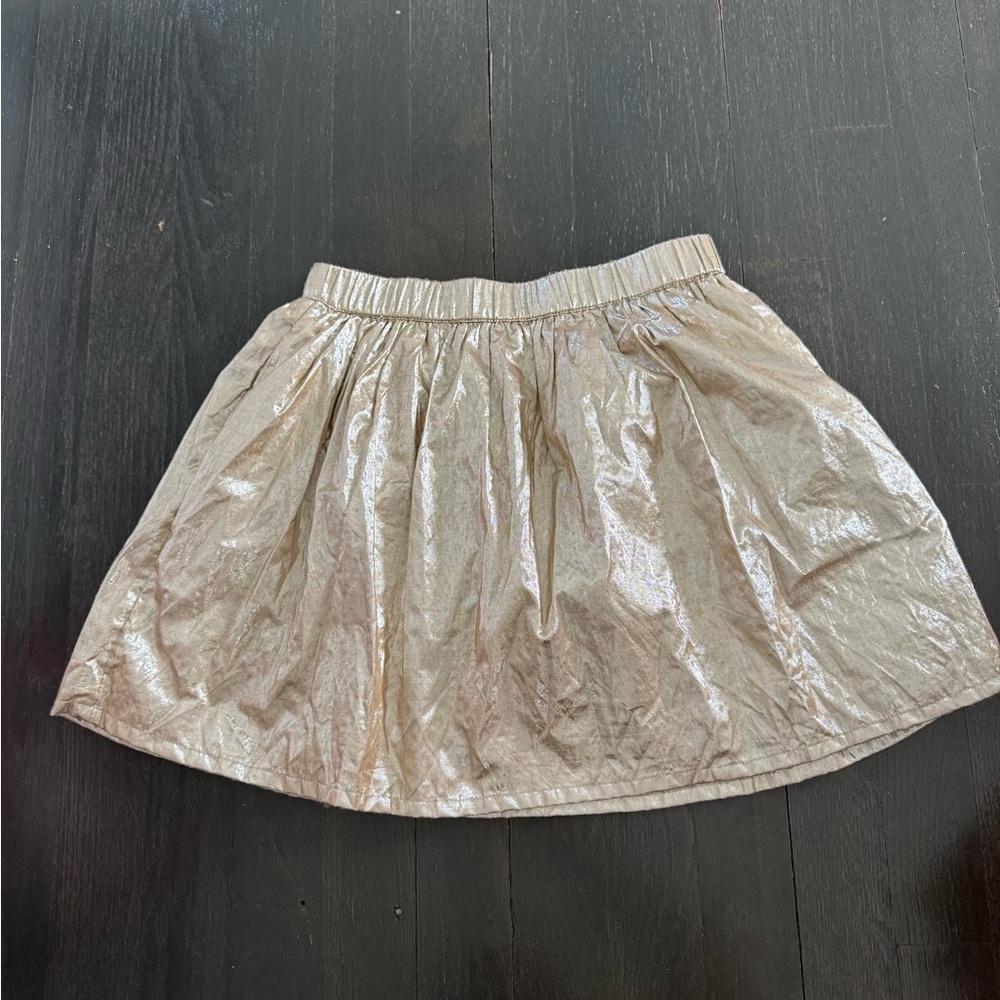Mini Boden Metallic Skirt
